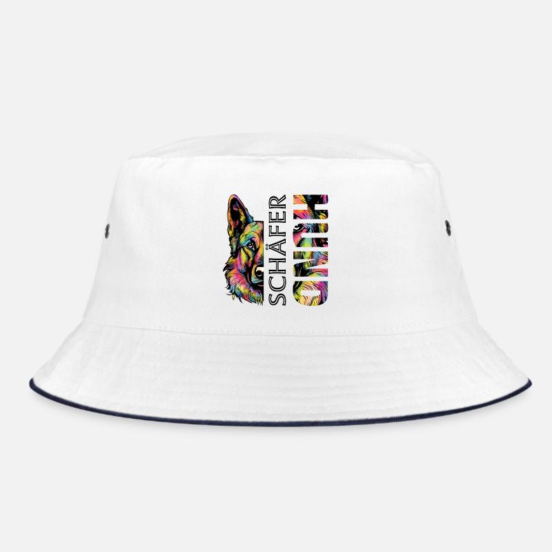 Colorful German Shepherd Bucket Hat