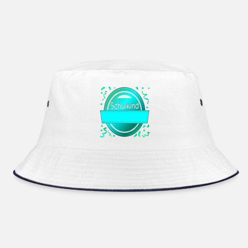 EINSCHULUNG SCHULKIND NAME SCHILD Bucket Hat