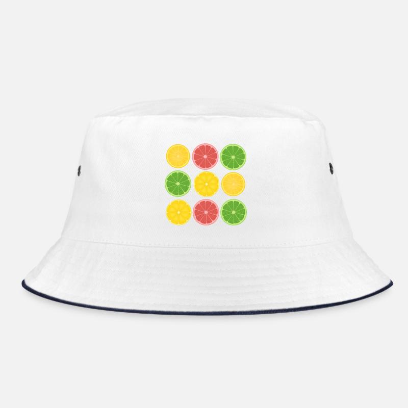 Fruits Citrus Color Blocking Design Bob