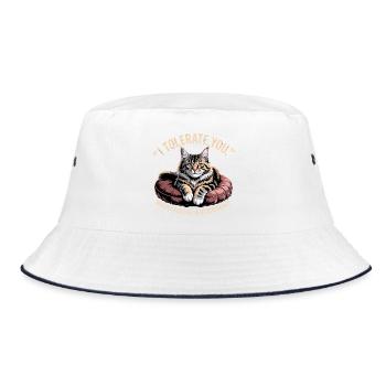 Tête Gratter Chat - Bob - blanc/marine - Devant