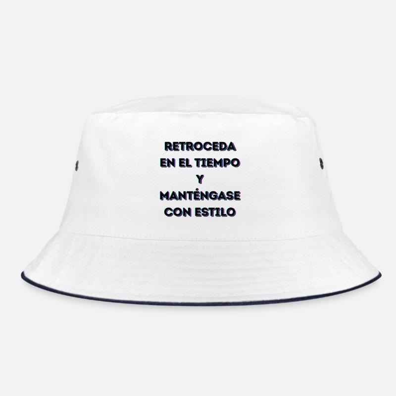 Retro-Stil im Laufe der Zeit Bucket Hat