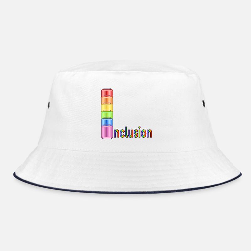 INCLUSION PRIDE RAINBOW SUITCASE Bucket Hat