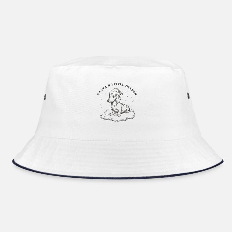 Santa’s Little Helper – Retro Dackel Xmas Bucket Hat