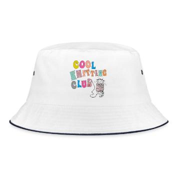 Club de tricot cool - Bob - blanc/marine - Devant