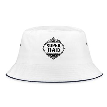 Super dad since always - Bob - blanc/marine - Devant
