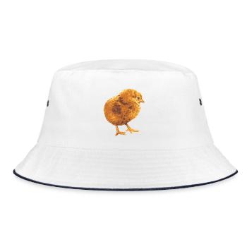 Des poussins en doux doré - Bob - blanc/marine - Devant