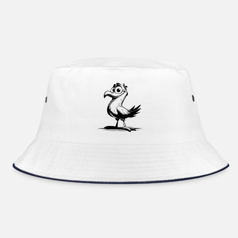 Comedy Vogel Lachgarantie mit Schnabel Bucket Hat