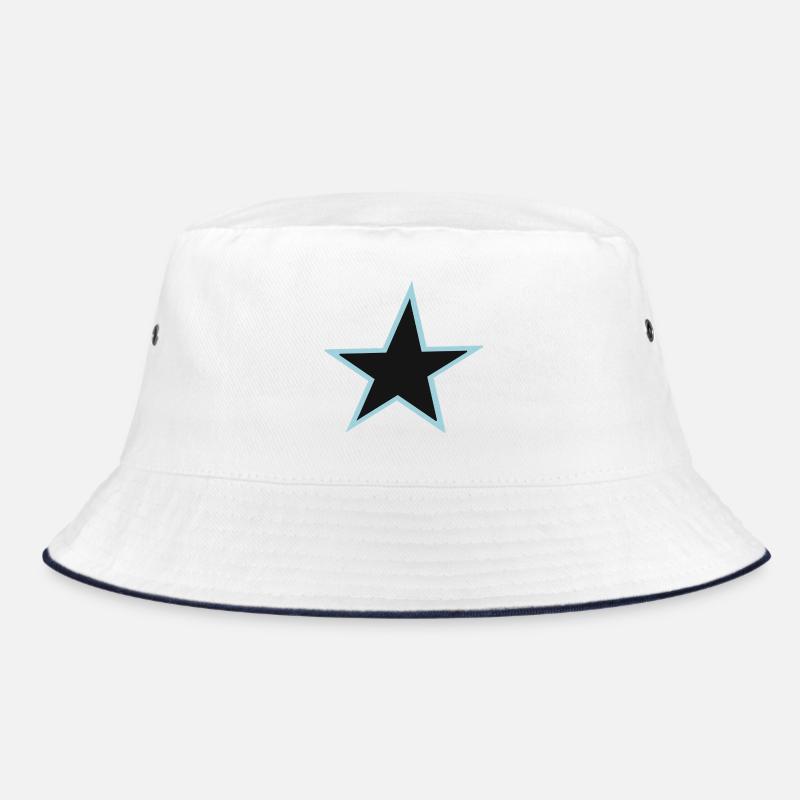 Abstrakte Bunte Sternzeichnung Bucket Hat