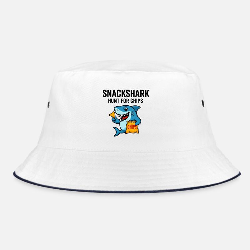 Niedlicher Haifisch mit Chips Bucket Hat