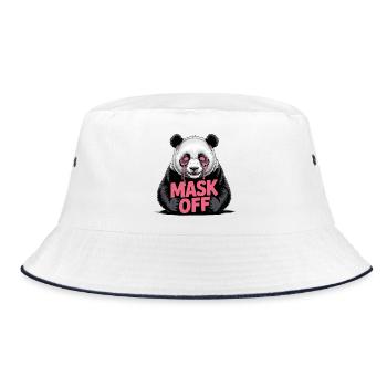 Masque sans panda - Bob - blanc/marine - Devant