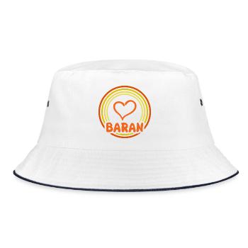 Geschenk für Baran - Bucket Hat - Weiß/Navy - Vorne