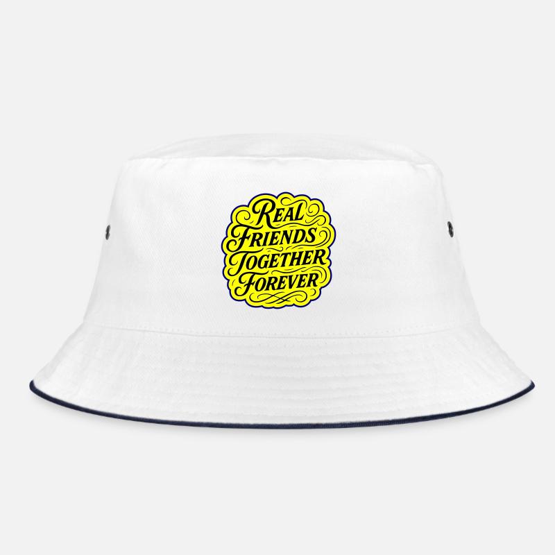 Real friends forever Bucket Hat