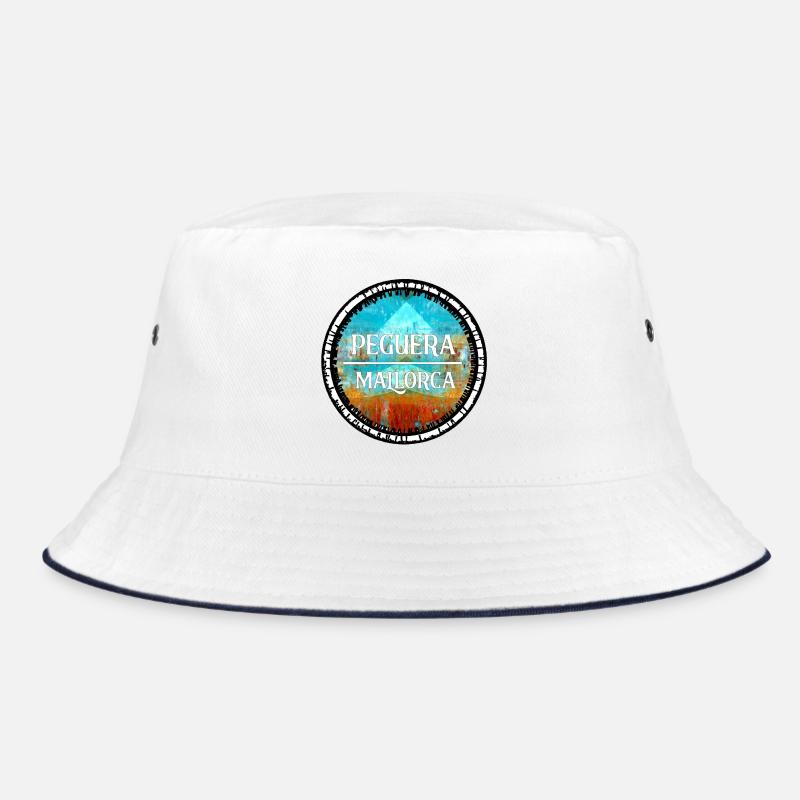 Peguera Mallorca Vintage Design Bucket Hat