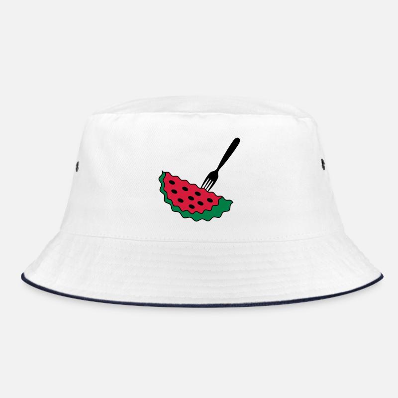 Melon with fork Bucket Hat