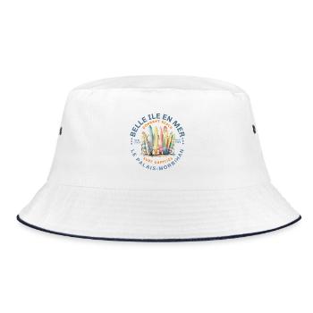 Surf Belle Ile en Mer Logo Circulaire - Bob - blanc/marine - Devant