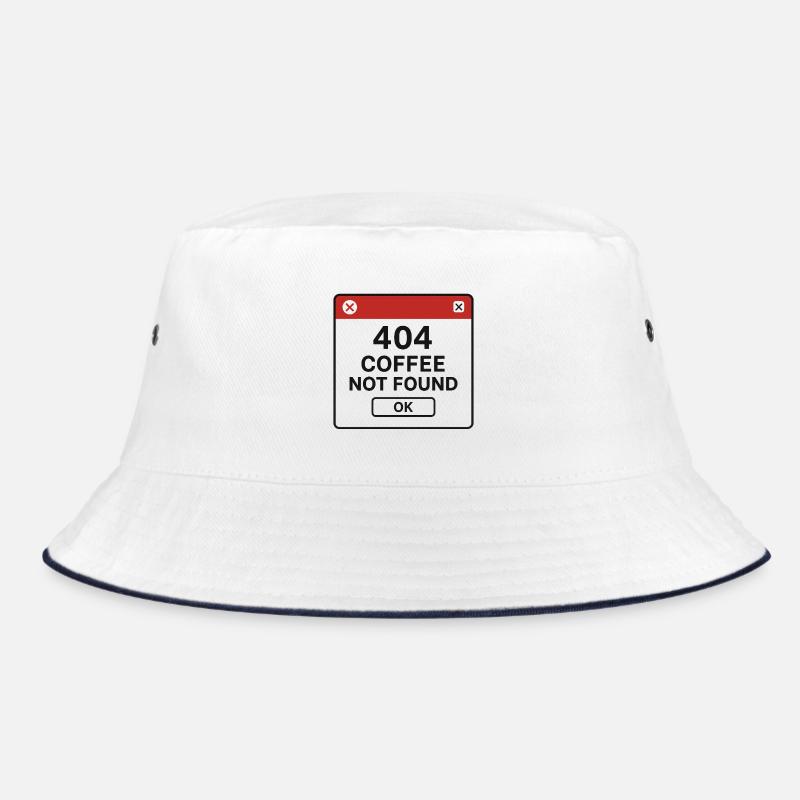 404 coffee not found Bucket Hat