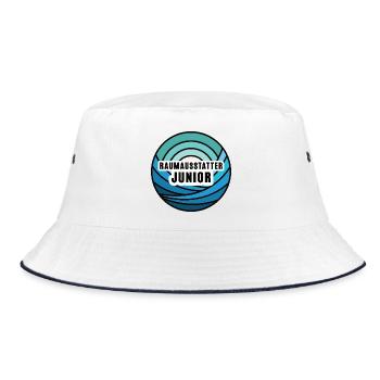 Raumausstatter Junior Kind Raumausstattersohn - Bucket Hat - Weiß/Navy - Vorne