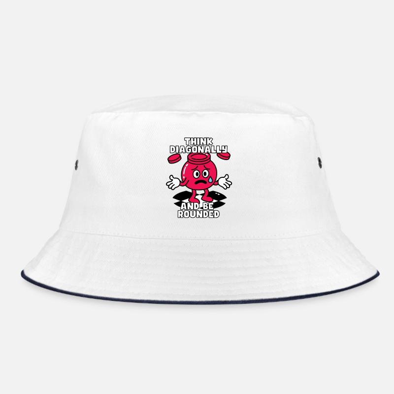 Denken Sie diagonal, seien Sie ein Prüfer Bucket Hat