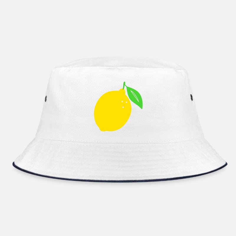 Lemon Flat Print Design Bucket Hat
