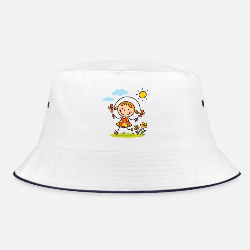 Sunny Skip Gartenmädchen Bucket Hat