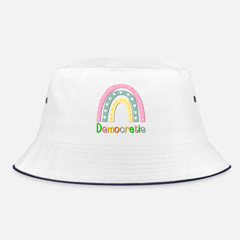 Rainbow Democracy Bucket Hat