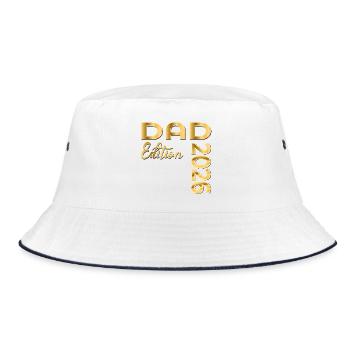 ANNONCE DE BÉBÉ PAPA 2026 - Bob - blanc/marine - Devant