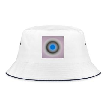 Grey_0001 - Bucket Hat - white/navy - Front