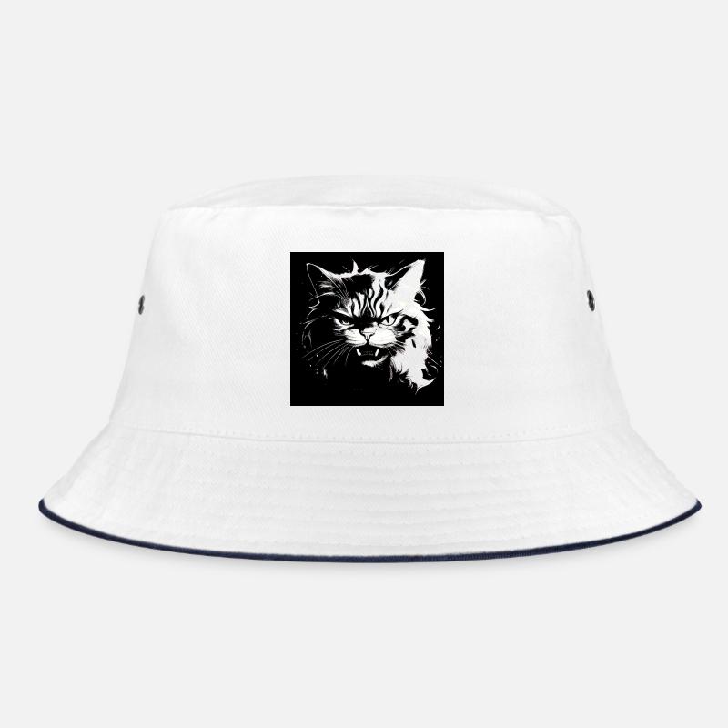 Angry cat Bucket Hat