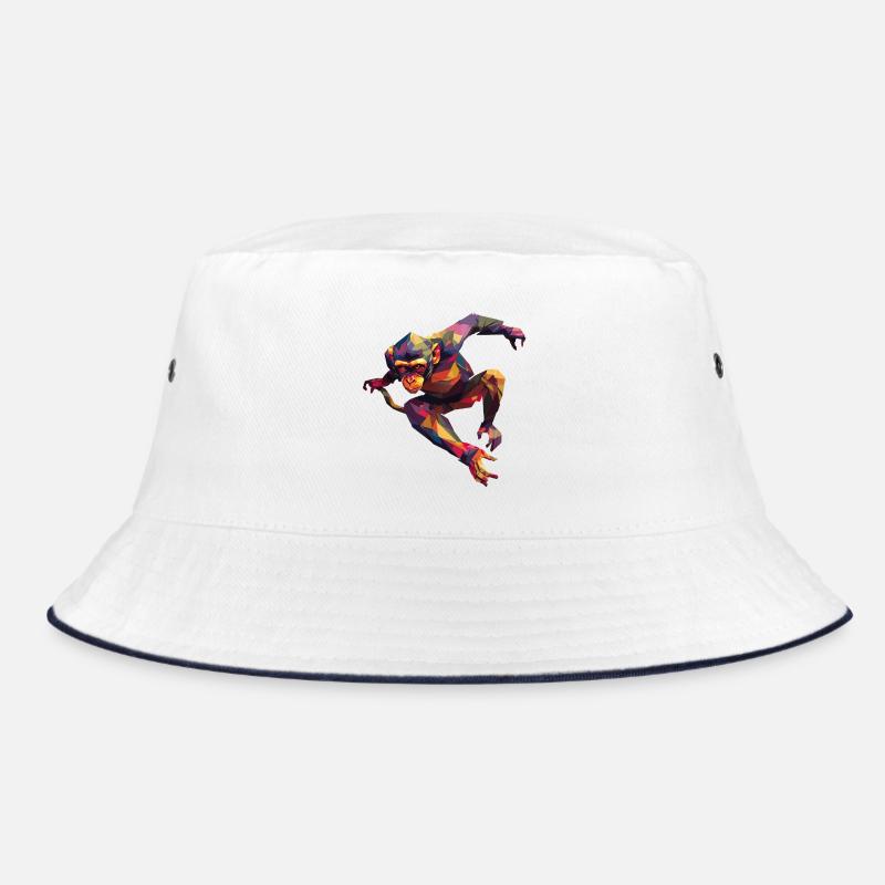 Singe polygone dans le saut : Color rush Bob