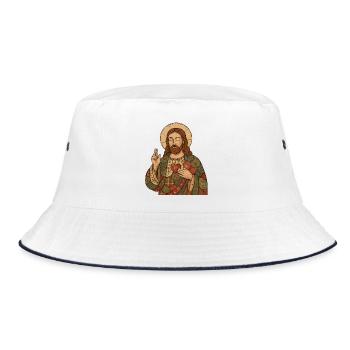 Patchwork de Noël Jésus - Bob - blanc/marine - Devant