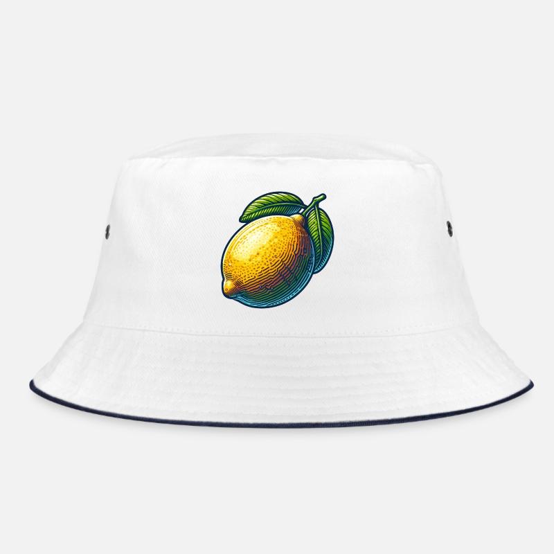 Citron éclatant et feuilles vertes Bob