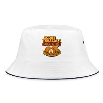 Score Yourself a Scotchy - Bucket Hat - white/navy - Front