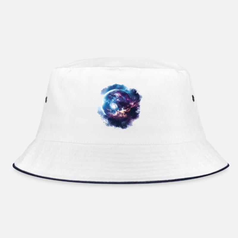 Cosmic Vortex Galaxy Bucket Hat