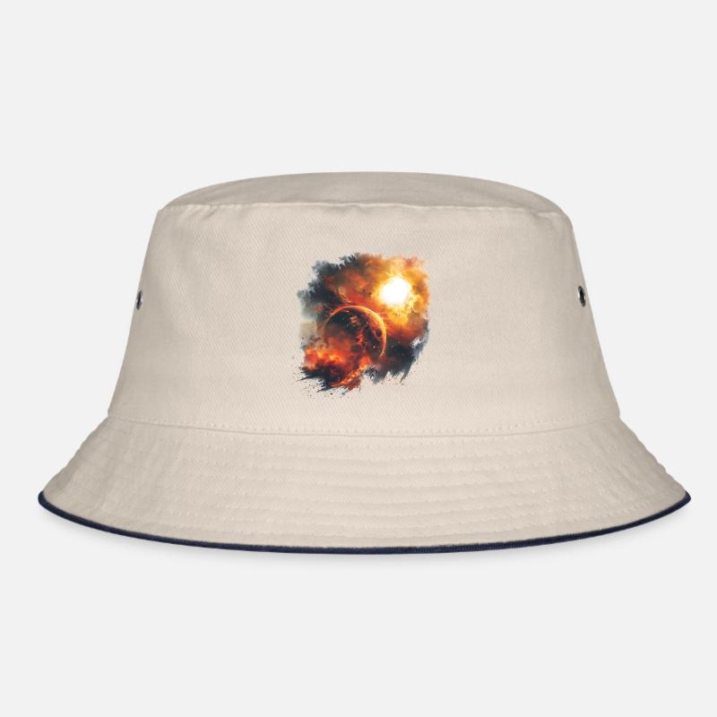 Planetary Cosmos Firestorm Bucket Hat