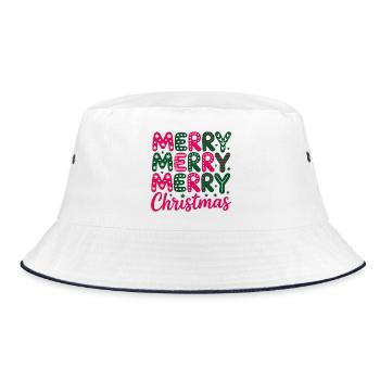Néon rétro Noël Lord Design - Bob - blanc/marine - Devant