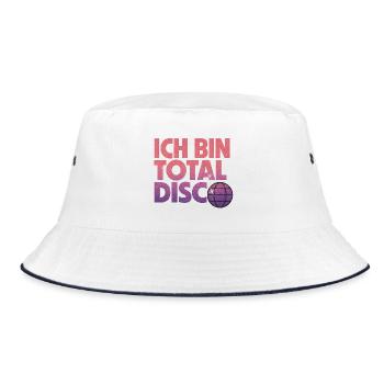 Je suis totalement disco - Bob - blanc/marine - Devant