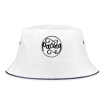 Pacing - Bucket Hat - white/navy - Front