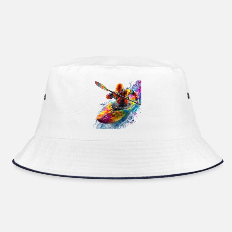 Color explosion kayak Bucket Hat