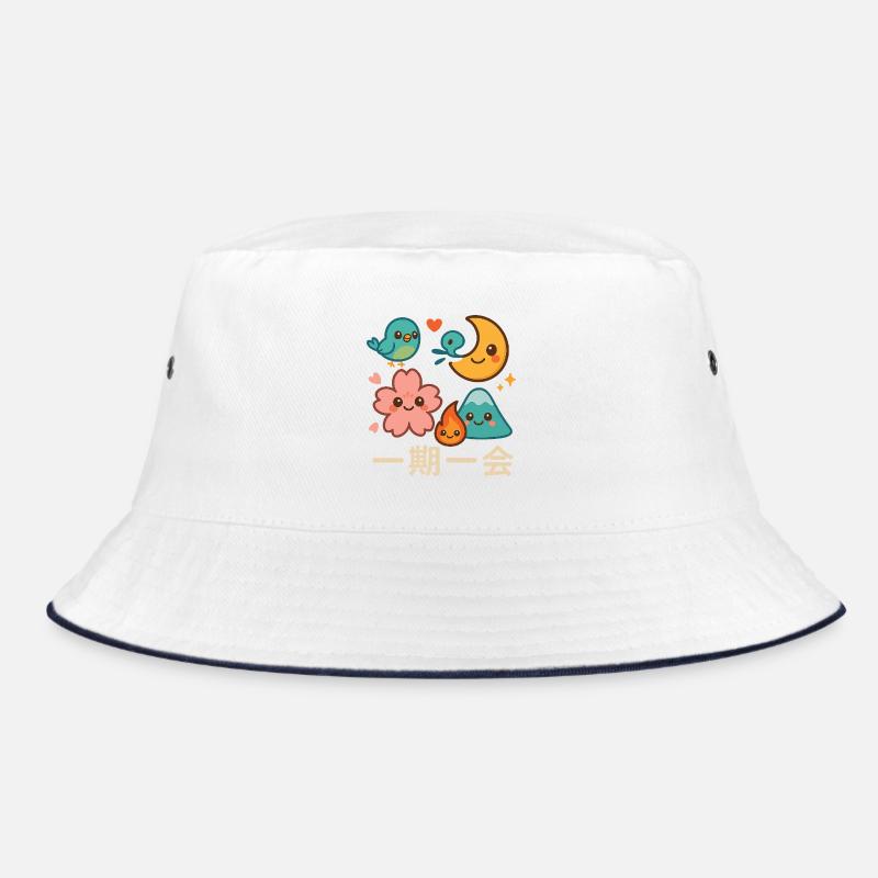 Kawaii一期一会 Motivkollektion Bucket Hat