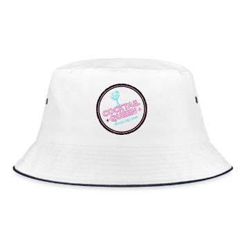 Cocktail Queen Party Shirt Sac à capuche - Bob - blanc/marine - Devant