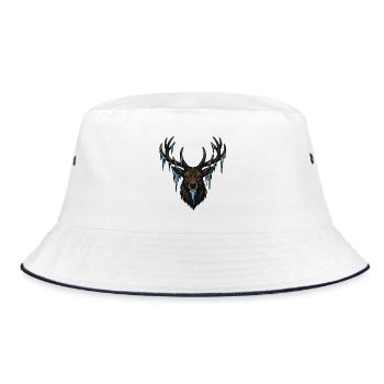 Glaçon Tête de cerf - Bob - blanc/marine - Devant