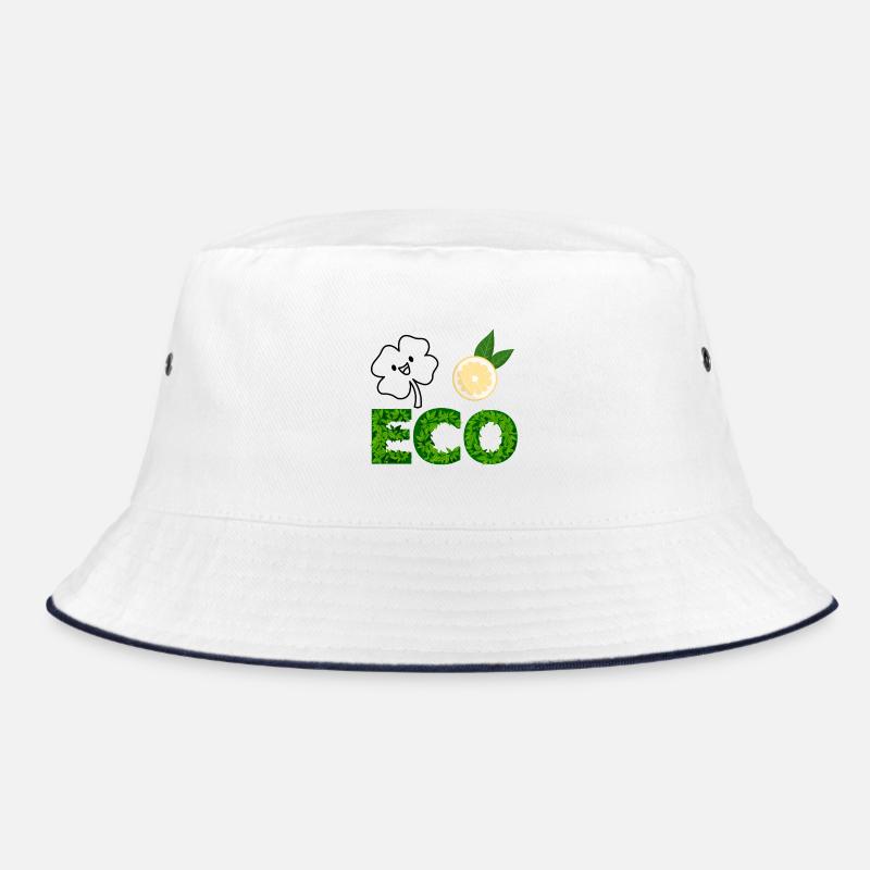 Lettres Eco Leaf avec tranche de citron - Bob - blanc/marine