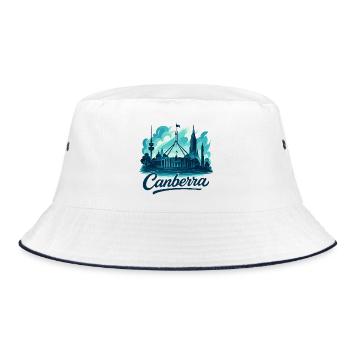 Canberra Capital Australia Maritime Gift - Bucket Hat - white/navy - Front