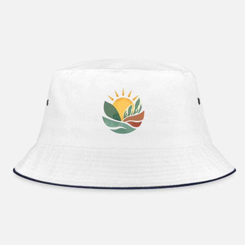 Paysage minimaliste avec lever de soleil Bob