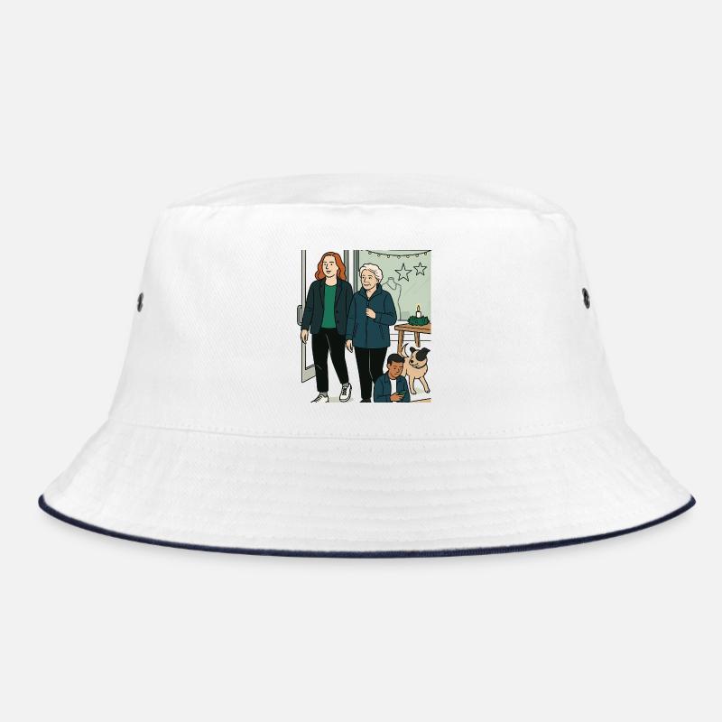 mit Oma einkaufen Bucket Hat