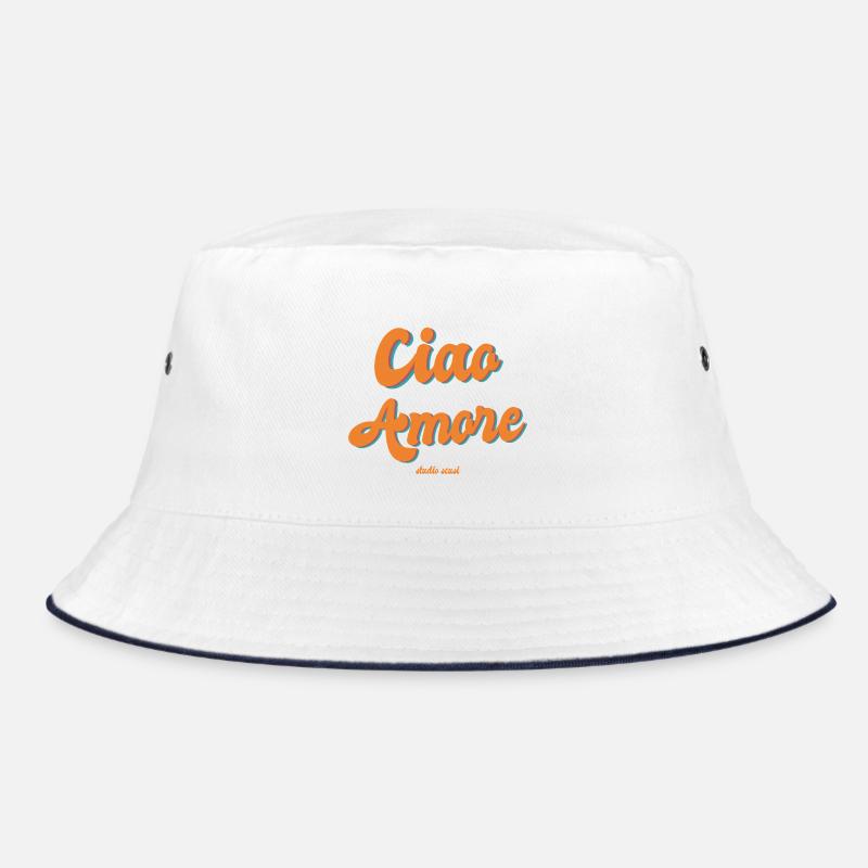 Ciao Amore Retro Typography Bucket Hat