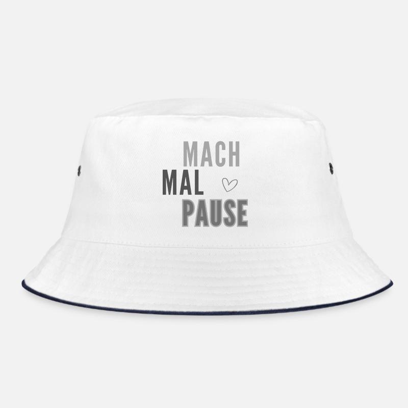 Mach Mal Pause Layout Bucket Hat