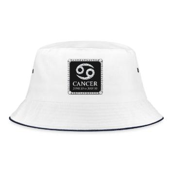 Signe du zodiaque Cancer - Bob - blanc/marine - Devant