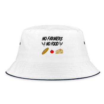 Bauer - Bucket Hat - Weiß/Navy - Vorne