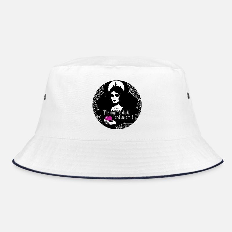 Night Queen Gothic Apple Dark Princess Bucket Hat